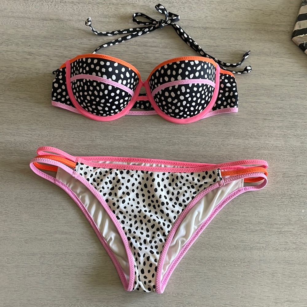 Victoria Secret PolkaDot Bikini Size Small